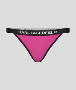 Bikini Triangular con el Logo de Karl Lagerfeld