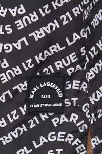Bañador con Logo Ondulado Rue St-Guillaume Karl Lagerfeld